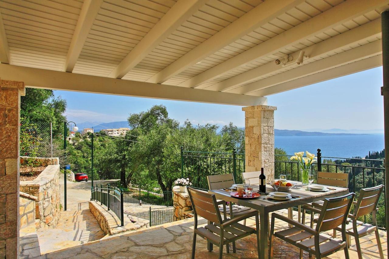 Villa Regina: Above Agni, Superb Views And Pool Kavalleraina Exterior foto