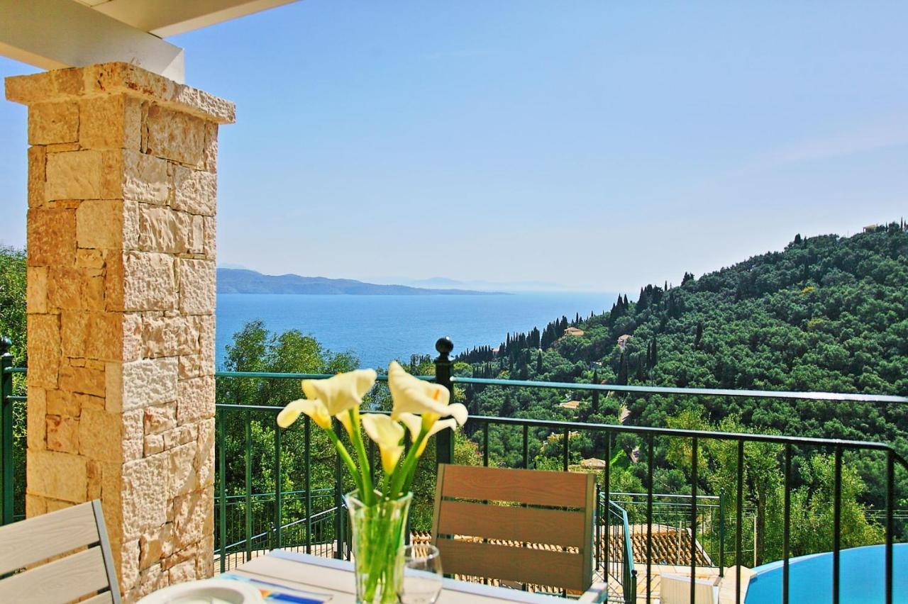 Villa Regina: Above Agni, Superb Views And Pool Kavalleraina Exterior foto